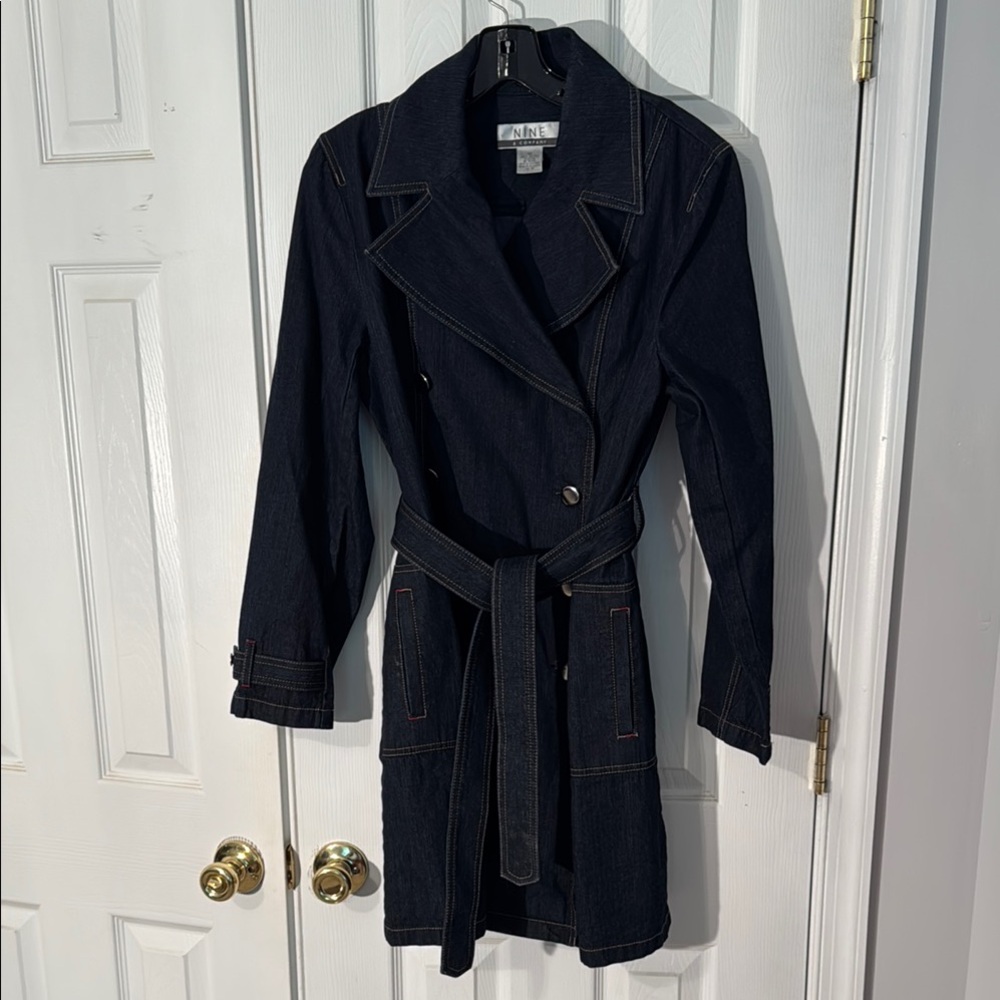 Denim Trench Coat